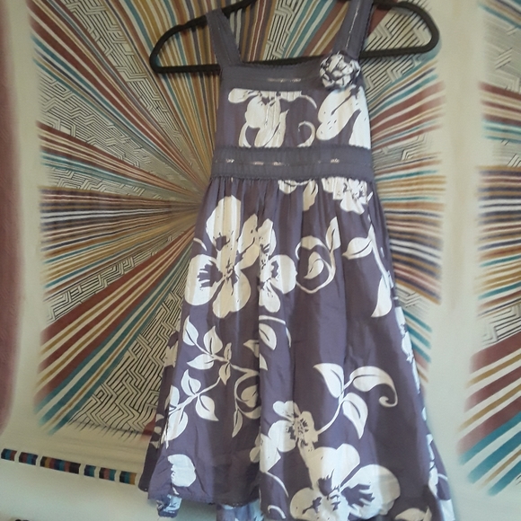 Guess L.A Girls 10-12yrs Purple/White Floral Dress - Picture 3 of 16